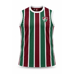 Camiseta Regata do Fluminense Ágil Tricolor Braziline - Masculina - Foto 1