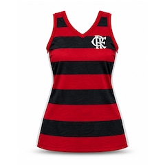Camiseta Regata do Flamengo Vivaz Rubro Negra Braziline - Feminina - Foto 1