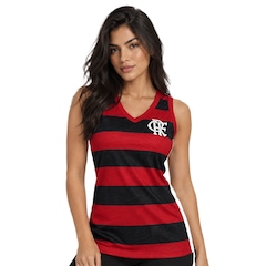 Camiseta Regata do Flamengo Vivaz Rubro Negra Braziline - Feminina - Foto 2