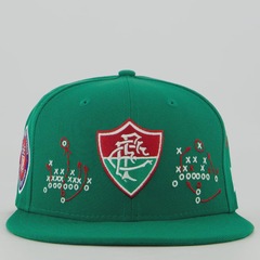 Boné Unissex New Era Fluminense 5950 NFL Brasil Game 2026 Aba Reta - Foto 3