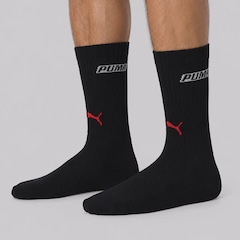 Meia Cano Alto Puma Esportiva Masculina - Foto 1