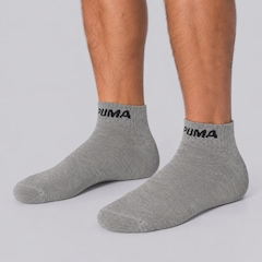 Kit 2 Pares de Meia Cano Baixo Puma Masculino - Foto 3