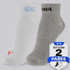 Kit 2 Pares de Meia Cano Baixo Puma Masculino - Foto 5