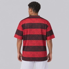 Camisa do Flamengo Football Oversized Rubro Negro Masculina - Foto 4