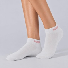 Kit 3 Pares de Meia Cano Baixo Puma Basic I Feminino - Foto 1