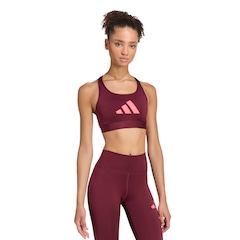 Top adidas Suporte Médio Big Logo Feminino - Foto 1