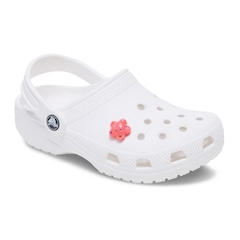 Jibbitz™ Crocs Flor Rosa Delicada Com Gemas - Foto 3