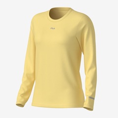 Camiseta Manga Longa Fila Sun Protect Breezy Feminina - Foto 1