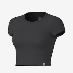 Camiseta Fila Cropped Life Ribbed III Feminina - Foto 1