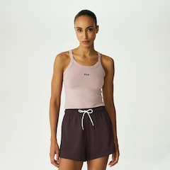Camiseta Regata Fila Ribbed Letter Feminina - Foto 1