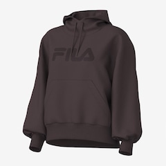 Casaco Com Capuz Fila Comfort Letter III Feminino - Foto 1