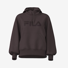 Casaco Com Capuz Fila Comfort Letter III Feminino - Foto 3