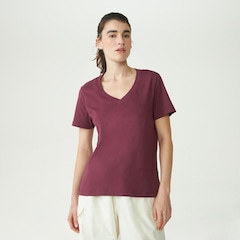 Camiseta Fila Regular V Basic Classic Feminina - Foto 1