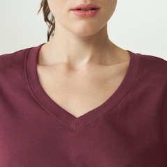 Camiseta Fila Regular V Basic Classic Feminina - Foto 3