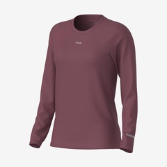 Camiseta Manga Longa Fila Sun Protect Breezy Feminina - Foto 1