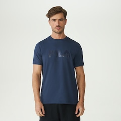 Camiseta Fila Regular Letter Premium IV Masculina - Foto 1