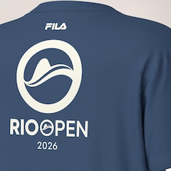 Camiseta Fila Regular Premium Rio Open 26 Feminina - Foto 5