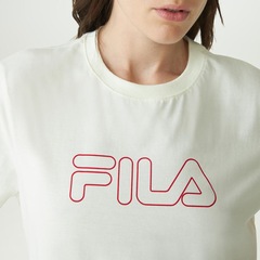 Camiseta Fila Regular Basic Outline Feminina - Foto 3