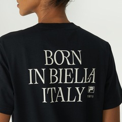 Camiseta Fila Oversized Letter Graphic Feminina - Foto 4