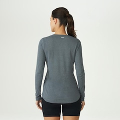 Blusa Manga Longa Fila Easy Training Crepe Flow Feminina - Foto 4