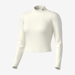 Blusa Manga Longa Fila Gola Alta Workout Flex Feminina - Foto 1