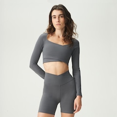 Blusa Manga Longa Fila Touch Gym Feminina - Foto 1