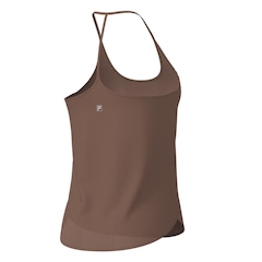 Camiseta Regata Fila Alça Crepe Flow Feminina - Foto 2