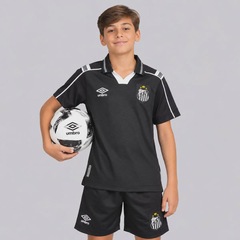 Camisa do Santos III 26/27 Umbro Infantil - Foto 2