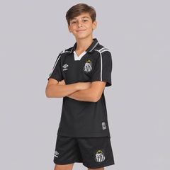 Camisa do Santos III 26/27 Umbro Infantil - Foto 3