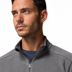 Blusão de Moletom Columbia Fleece Klamath Range II Half Zip Masculino - Foto 3