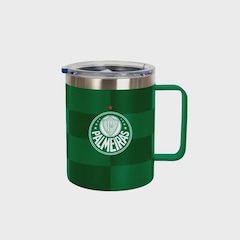 Caneca Térmica Palmeiras Allmix com Tampa - 360ml - Foto 1