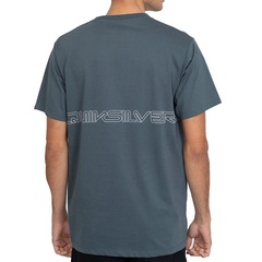 Camiseta Quiksilver Word Block Masculina - Foto 2