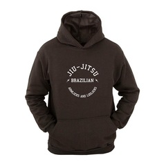 Blusão de Moletom com Capuz Ragor Estampa Jiu Jitsu Arm Lock Masculino - Foto 1