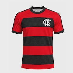 Camiseta Braziline Flamengo Raglan - Masculina - Foto 1