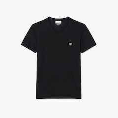 Camiseta Lacoste Pima Leve com Gola V - Foto 1