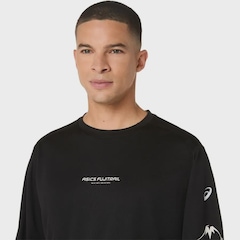 Camiseta Manga Longa Asics Fujitrail Logo Ls Top Masculina - Foto 3