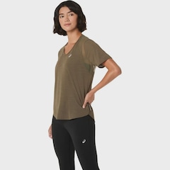 Camiseta Asics Road V Feminina - Foto 3