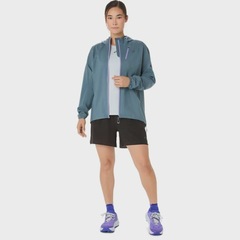 Jaqueta Feminina Asics Impermeável Fujitrail Elite - Foto 2