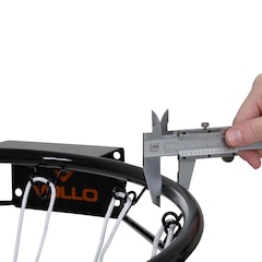 Aro de Cesta de Basquete Tabela Vollo TBA45 45cm com Rede Oficial - Foto 3