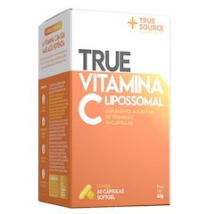 Vitamina C Lipossomal True 60 Softgels - Foto 1