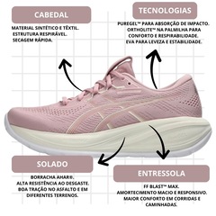 Tênis Feminino Asics Gel-Cumulus 28 - Foto 3