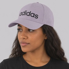 Boné Unissex adidas Linear Canvas 5P Aba Curva - Foto 6