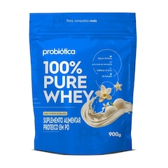 100% Pure Whey Probiótica Baunilha - Refil 900g - Foto 2