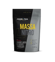 Massa Nitro NO2 Probiótica Morango - Refil 2,52kg - Foto 1