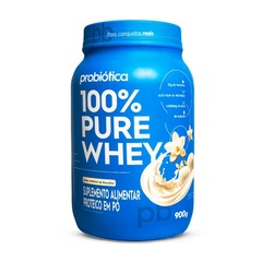 100% Pure Whey Probiótica Baunilha - 900g - Foto 1