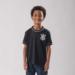 Camisa do Corinthians Arte Braziline Infantil - Foto 1