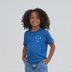Camisa do Cruzeiro Solto Raglan Braziline Infantil - Foto 1