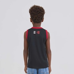 Camiseta Regata Flamengo Vivaz Braziline Infantil - Foto 4