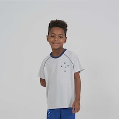 Camisa do Cruzeiro Mosaico Braziline Infantil - Foto 1