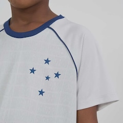Camisa do Cruzeiro Mosaico Braziline Infantil - Foto 2